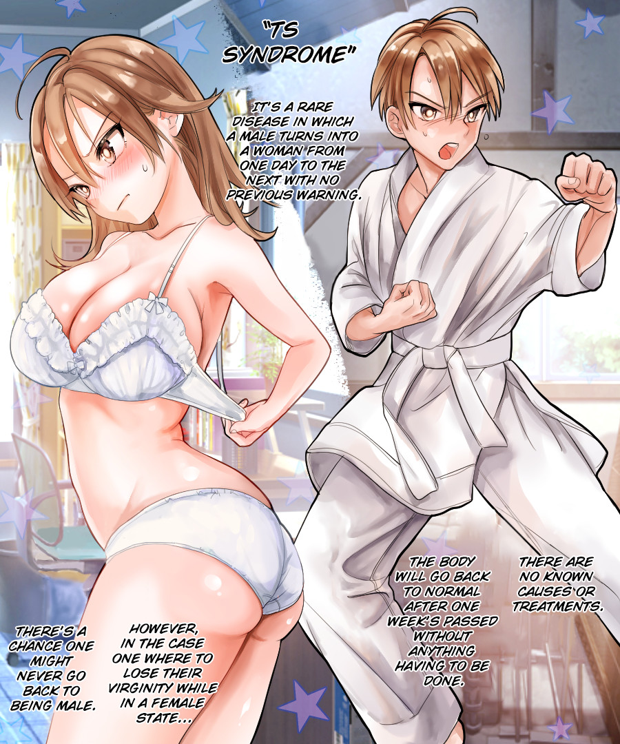 Hentai Manga Comic-The Story of How a TS Girl That Won't Be Able to Go Back to Being a Man if Fucked Is Assaulted by a Rapist and Desperately Flirts With Him in Order to Protect Her Virg...-Read-4